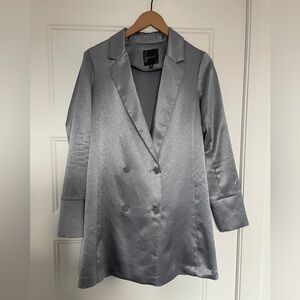 Dynamite Long Iridescent Blazer